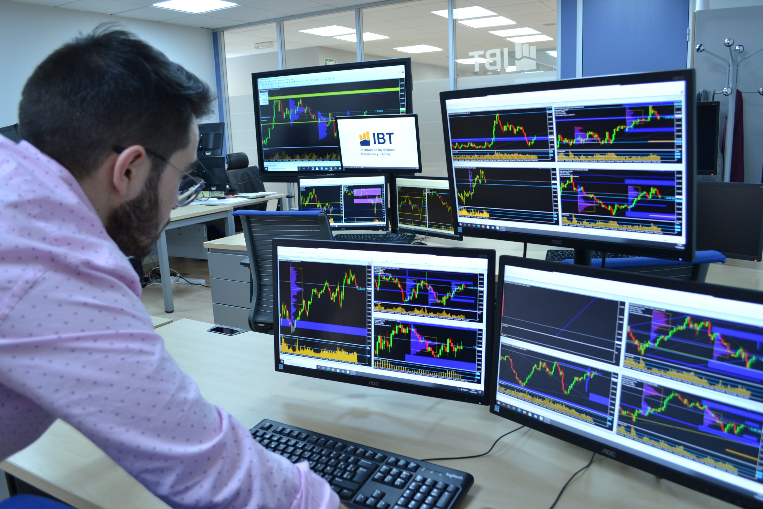 IBT Madrid — sala de trading presencial